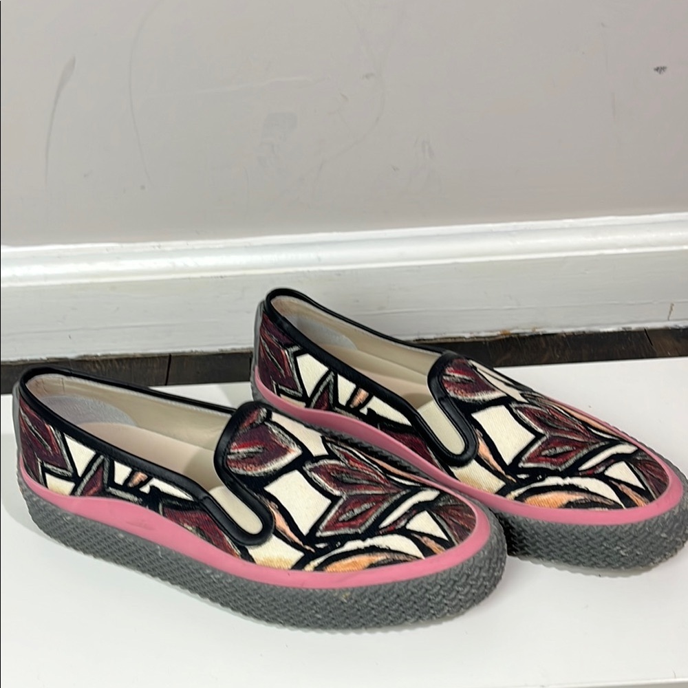 Salvatore Ferragamo south print loafer sneaker